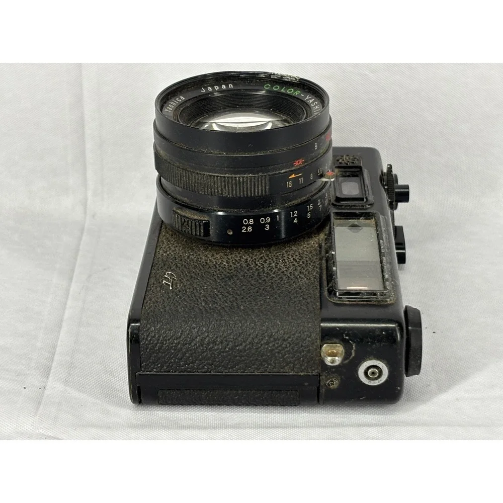 Yashica Electro 35 GT 35mm Film Camera Color-Yashinon DX 45mm f/1.7 Lens UNTEST